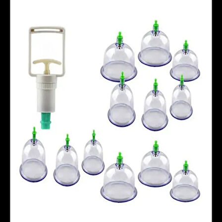 Dodes  12'Li Hacamat Masaj Kupa Set