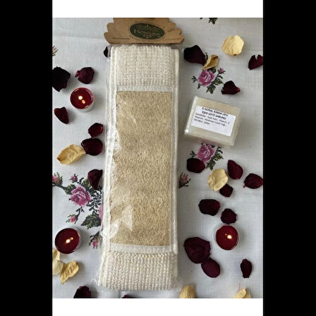 Dodes Uzun Sırt Kabak Lifi Ve Eşek Sütlü Doğal Sabun Lifli