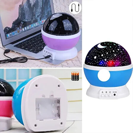 Dodes Dönen Star Master Gece Lambası