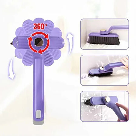 Dodes Döner Başlıklı Temizlik Fırçası Cımbızlı