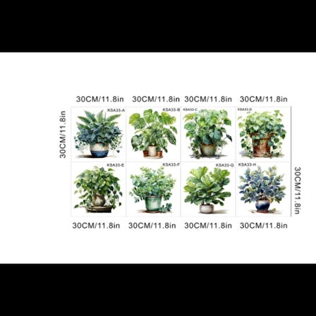 Dodes Tropikal Bitkiler Duvar Stickerı Model A