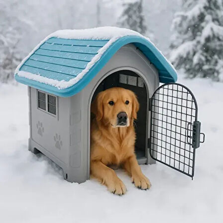 Dodes Dayanıklı Plastik Köpek Evi