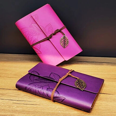 Dodes Yaprak Desenli Hatıra Defteri