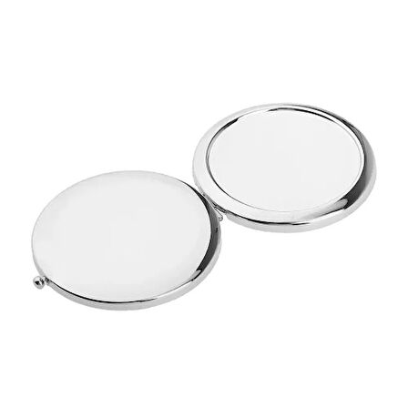 Dodes Promosyon Yuvarlak Cep Aynası Gümüş Renk