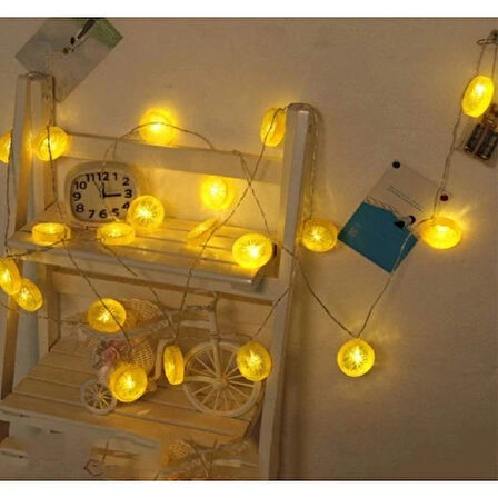 Dodes 2m 10 Led Pilli 2 Kademeli Limon Led Işık