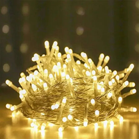 Dodes 10m 100 LED Damla Uçlu Gün Işığı (Şeffaf Kablo)