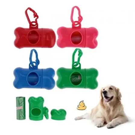 Dodes Köpek Dışkı Poşeti Seti (5+1 Kemik Aparatlı)