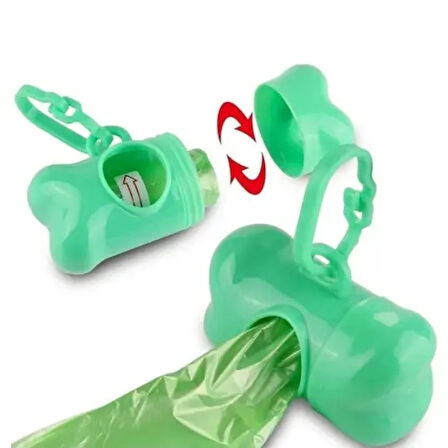 Dodes Köpek Dışkı Poşeti Seti (5+1 Kemik Aparatlı)