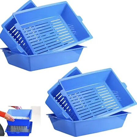 Dodes Elekli 3 Katlı Kedi Tuvaleti