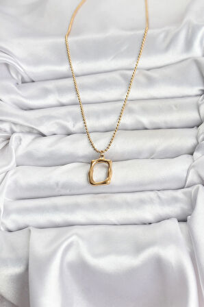 Dodes Dodes 316L Çelik Zincir Gold Renk Model Kadın Kolye TG27BKO10688