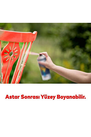 Ahşap Metal Cam Karton Plastik Pvc Yüzey Boya Öncesi Koruma Sprey Astar 400 ml Kod 677