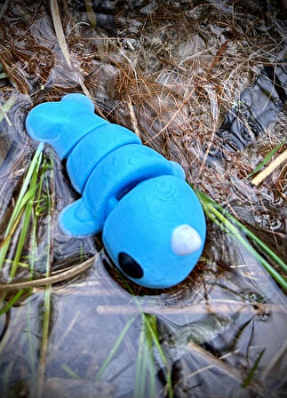 Deniz Gergedanı Oyuncak - Okyanusun Büyülü Yaratığı! 🌊🦏 3d Hareketli Organik Model - Orta Boy