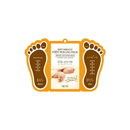 Miracle - Mjcare Çorap Tipi Ayak Peeling Maskesi