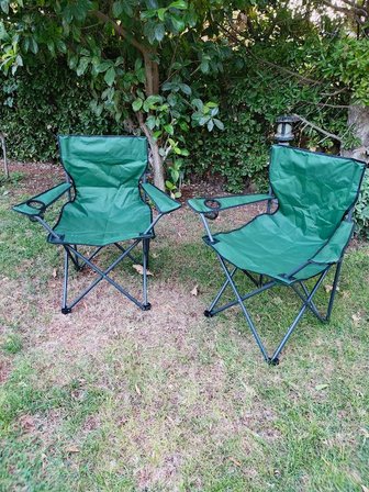 Mandella Rejisör Kamp Sandalyesi Piknik, Plaj, Balıkçı,Bahçe,Balkon Sandalyesi Yeşil (1 Adet)
