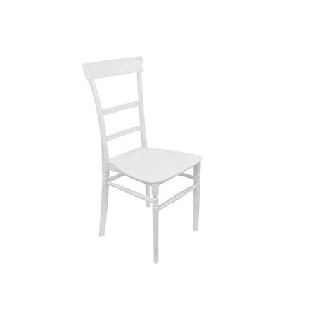 Mandella Riva Sandalye A Modeli (4 Adet) Beyaz