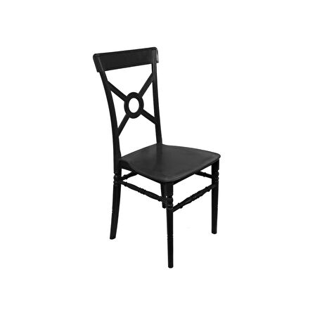 Mandella Riva Sandalye C Modeli Siyah