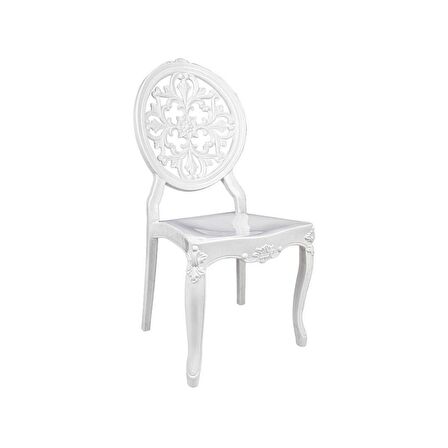 Mandella Diva Sandalye C Modeli (2 Adet) Beyaz