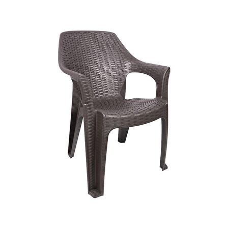 Mandella Queen Rattan Koltuk  (2 Adet) Kahverengi