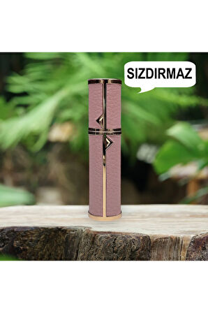 Deri Sızdırmaz Taşınabilir Mini Doldurulabilir Boş Küçük Seyahat Cep Parfüm Şişesi-Pudra