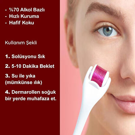 Dolar Kimya DermaRoller Temizleme Solüsyonu | 100 ML