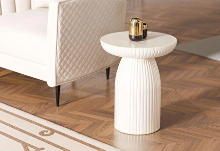 BOHEM SEHPA,TEKLİ SEHPA,YAN SEHPA,ZİGON SEHPA - Aytaşı & Ud (Açık Ceviz) Çift Renk - Q 40 * h 50 cm.