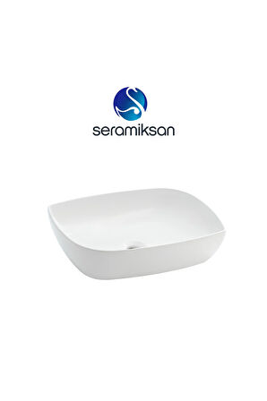 Dies Oval Beyaz Deliksiz Lavabo 50 Cm