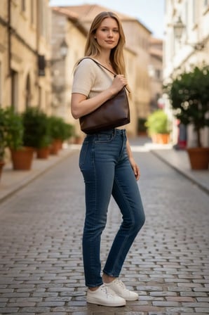 Yumuşak Dokulu Hobo Kadın Omuz Çantası – Minimal & Günlük Şık Kullanım