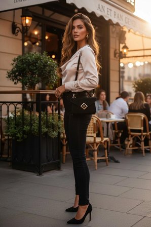 Kadın Siyah Süet Mini Omuz Çantası Geometrik Gold Tokalı Kapaklı El Çantası Günlük Abiye Davet