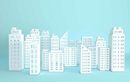 Emlak-Gayrimenkul Temalı Duvar Kağıdı Baskı