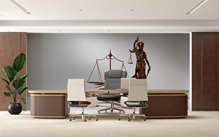 Eşitlik Temalı Hukuk Duvar Kağıdı Baskı