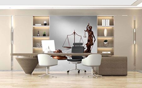 Eşitlik Temalı Hukuk Duvar Kağıdı Baskı