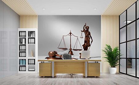 Eşitlik Temalı Hukuk Duvar Kağıdı Baskı