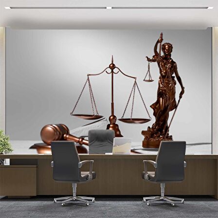 Eşitlik Temalı Hukuk Duvar Kağıdı Baskı