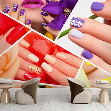 Güzellik Merkezi Duvar Kağıdı Baskı