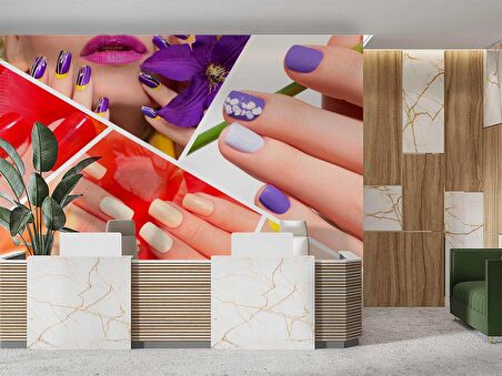 Güzellik Merkezi Duvar Kağıdı Baskı