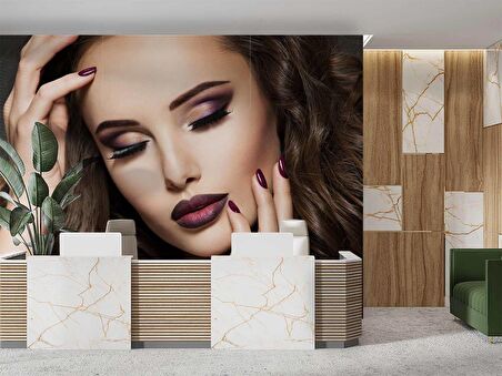 Kuaför salonu Duvar Kağıdı Baskı