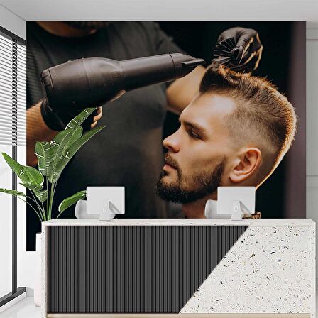 Erkek Kuaförü Duvar Kağıdı Baskı