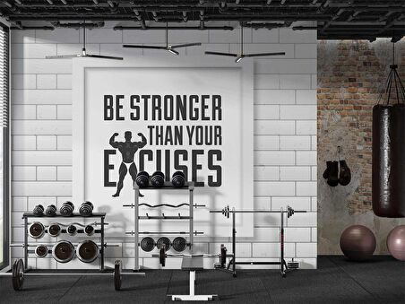 Güç Temalı Spor Salonu Duvar Kağıdı Baskı