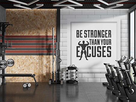 Güç Temalı Spor Salonu Duvar Kağıdı Baskı