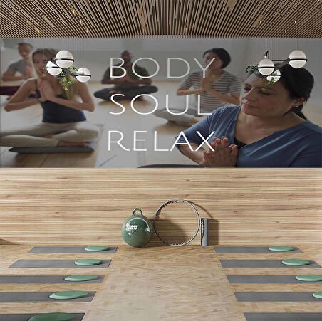 Yoga Salonu Duvar Kağıdı Baskı