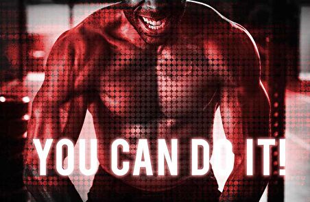 Kaslı-Yazılı Spor Salonu Duvar Kağıdı Baskı