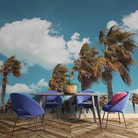 Palmiye Duvar Kağıdı Baskı