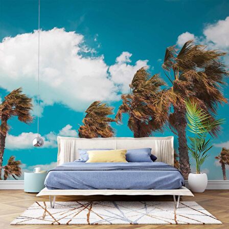 Palmiye Duvar Kağıdı Baskı