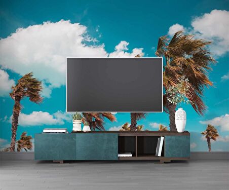 Palmiye Duvar Kağıdı Baskı