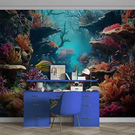 Su Altı Duvar Kağıdı Baskı