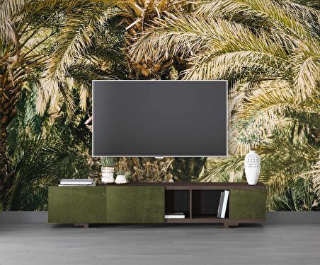 Palmiye Temalı Duvar Kağıdı Baskı