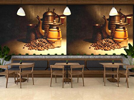 Cafe Duvar Kağıdı Baskı