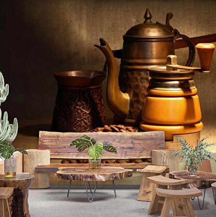 Cafe Duvar Kağıdı Baskı