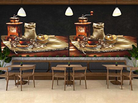 Cafe Duvar Kağıdı Baskı