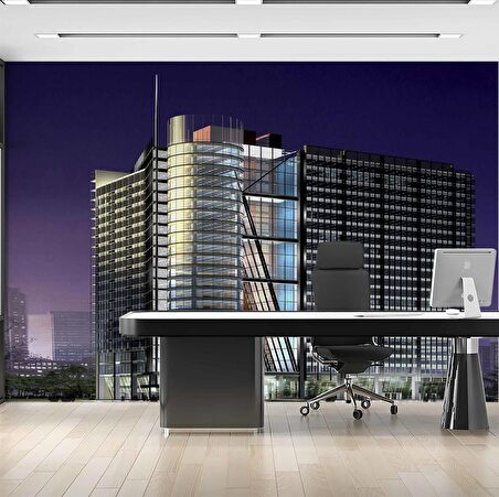 İnşaat Projesi Emlak ve Gayrimenkul Duvar Kağıdı Baskı